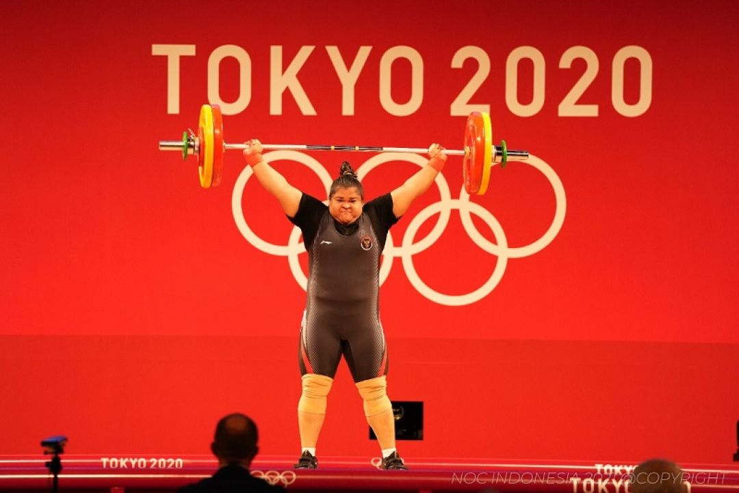 Lifter Indonesia Nurul Akmal Capai 5 Besar di Olimpiade Tokyo-Image-1