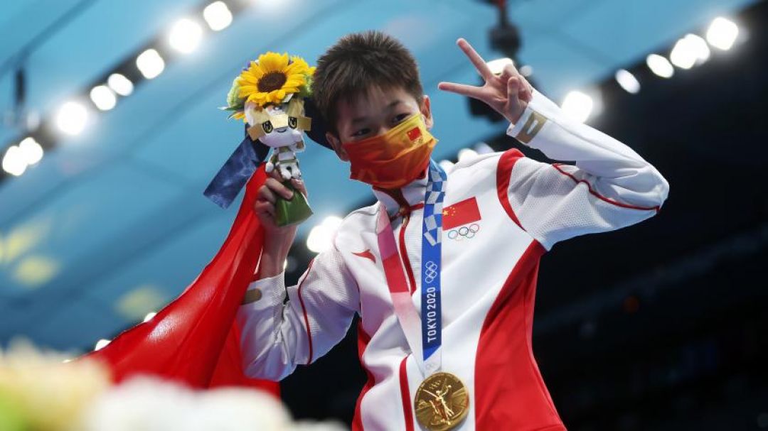 Keluarga Quan, Peraih Emas Olimpiade Tokyo Serahkan Hadiah ke Negara-Image-1