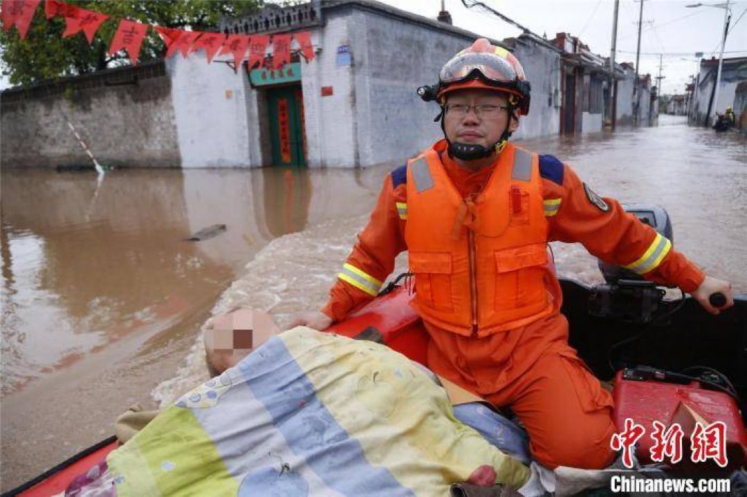 Banjir Parah di Kabupaten Qixian Provinsi Shanxi-Image-1