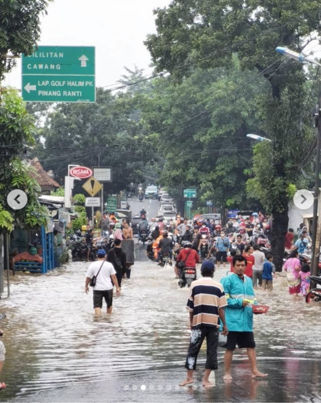 Potret Unggahan Warganet, Banjir 