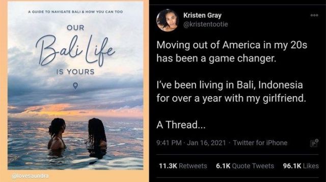 Kristen Gray, Penganggur New York yang Hebohkan Bali-Image-2