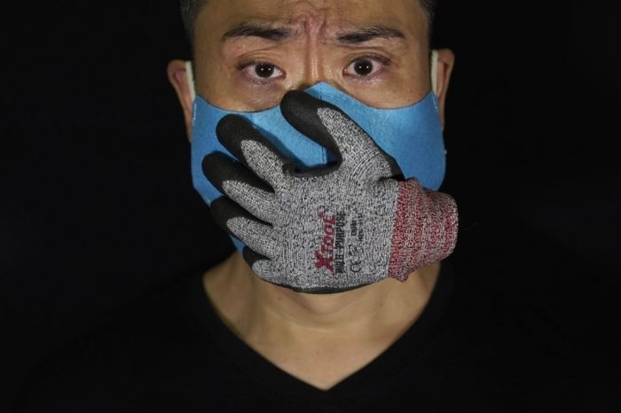 Karya Seni dari Masker Visualisasikan Pandemi dan Isu Politik Hong Kong-Image-7