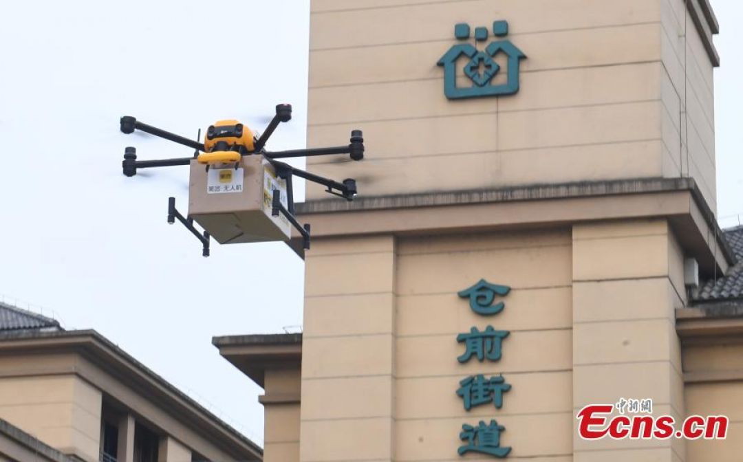 Sampel Nukleat di Hangzhou Diangkut Drone-Image-1