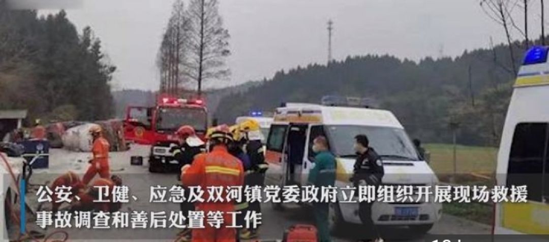 Kecelakaan Lalu Lintas di Sichuan, 8 Meninggal dan 19 Terluka-Image-1