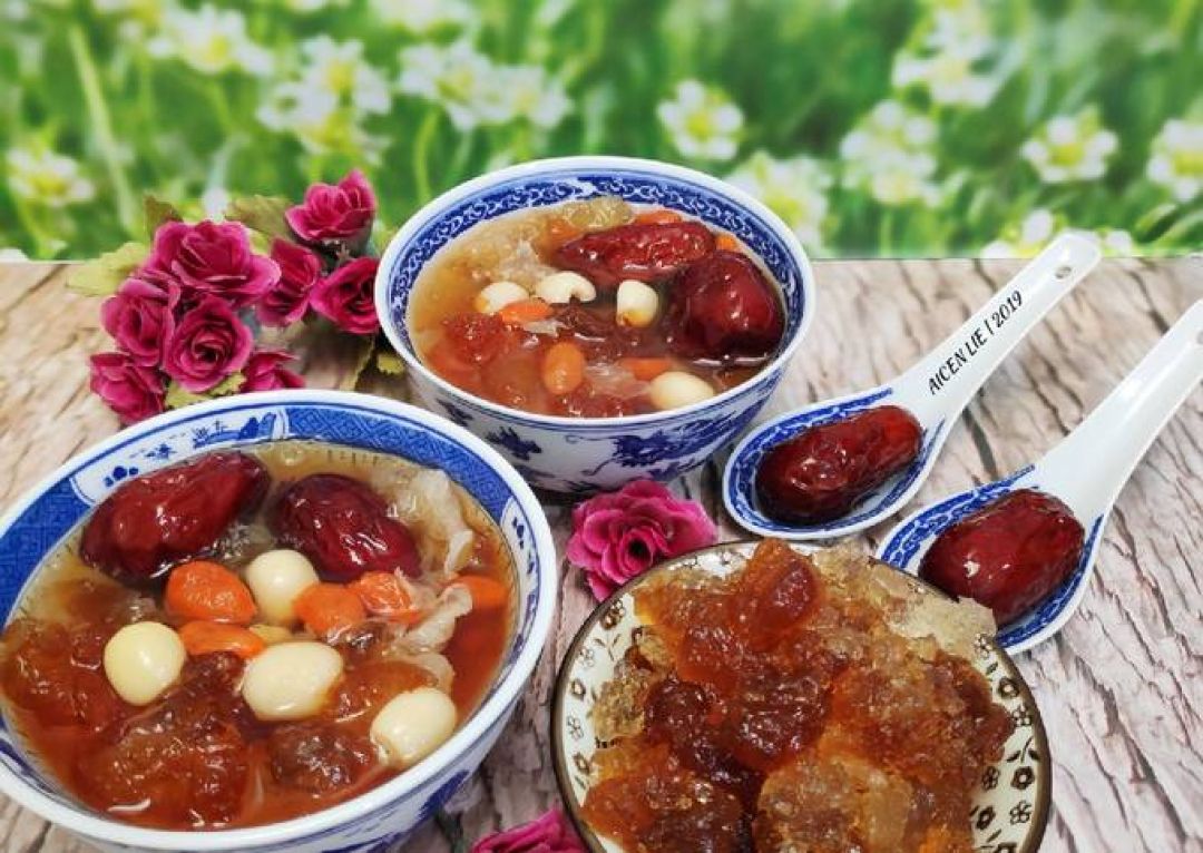 Cocok Jadi Takjil, Ini Resep Peach Gum Dari Getah Pohon Persik di China dengan Kurma-Image-1