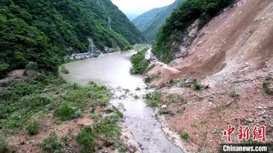 Sungai Baoxing yang Tertimpa Longsor Gempa, Normal Lagi-Image-1
