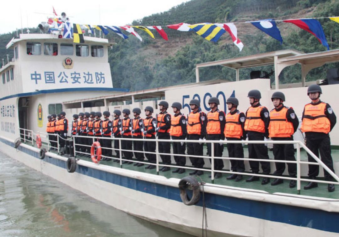 China-Laos-Myanmar-Thailand Patroli Bersama di Sungai Mekong-Image-1
