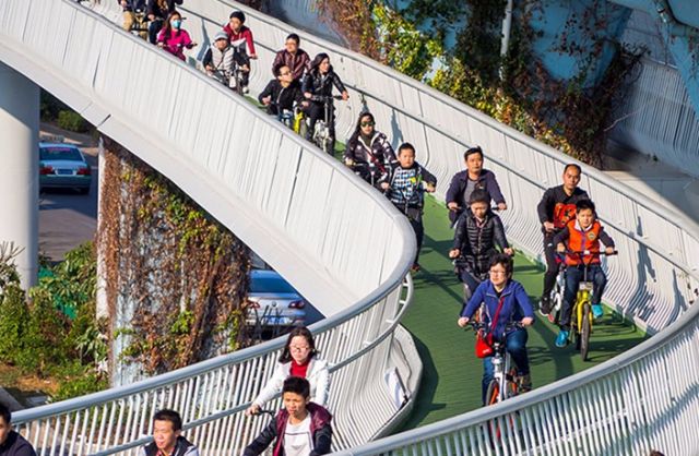 Jalur Sepeda di Beijing Selalu Ramai Pengguna-Image-1