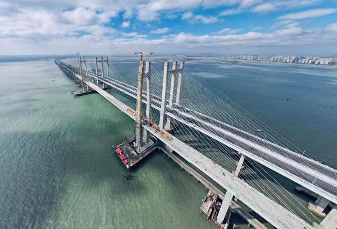 Jembatan KA Cepat Lintas Laut Pertama China Selesai Dibangun-Image-1