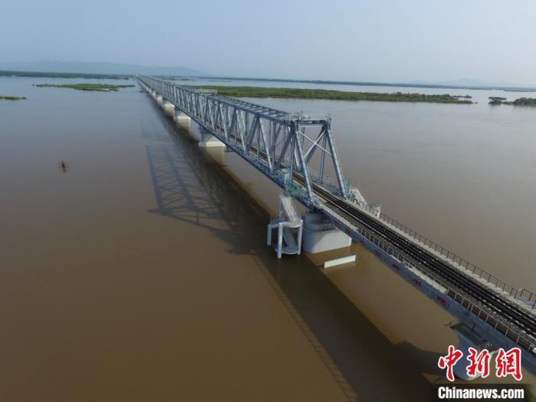 Jembatan KA China-Rusia Pertama Selesai Dibangun-Image-1