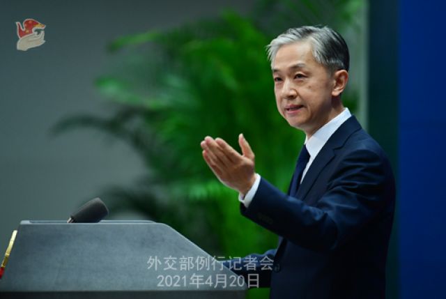 Konferensi Pers Kementerian Luar Negeri Tiongkok 20 April 2021-Image-3