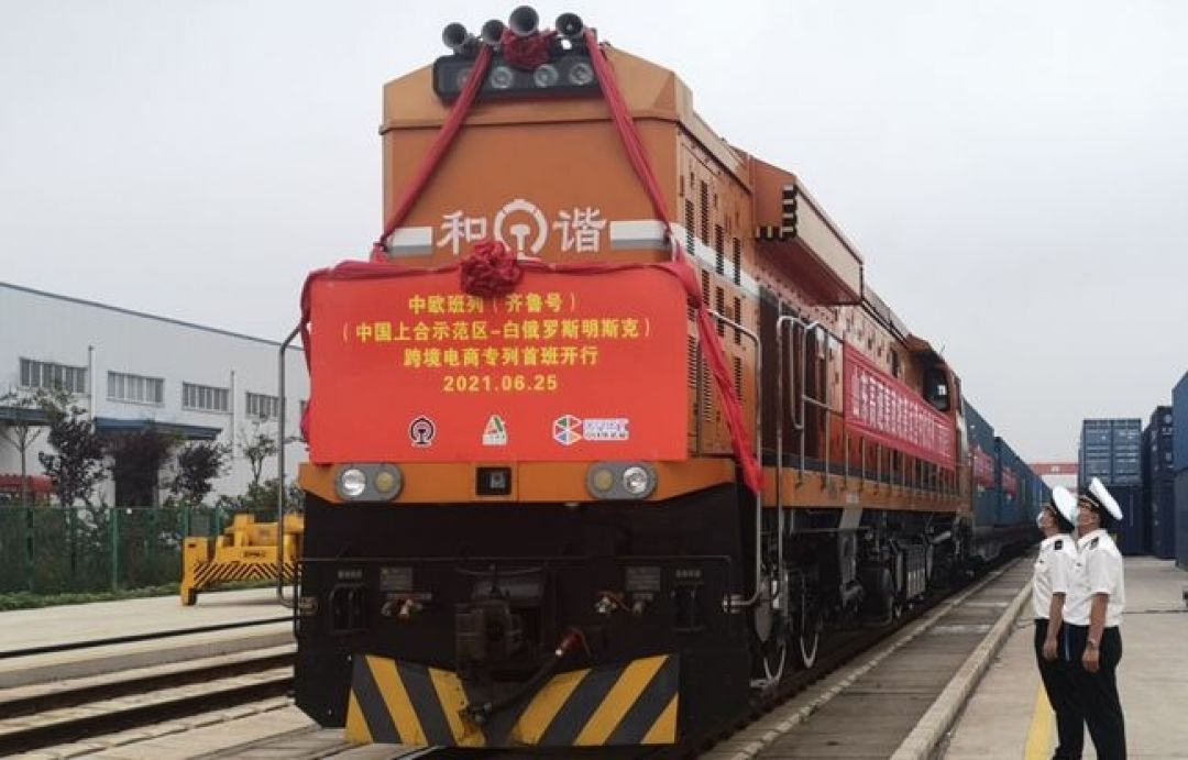 Kereta Khusus E-Commerce Cross-Commerce Pertama Shandong Diluncurkan-Image-1