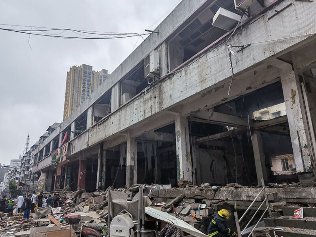 Ledakan Gas Guncang Sebuah Pasar di Hubei, 11 Orang Tewas-Image-2