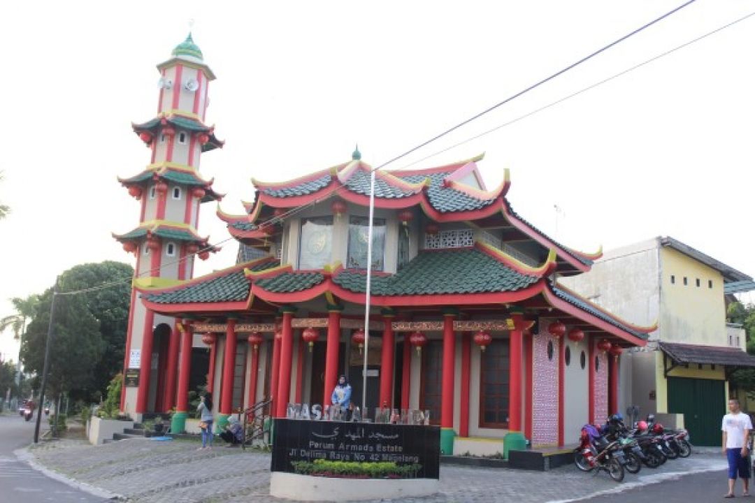 Masjid Al Mahdi Magelang, Arsitektur Khas China-Image-1