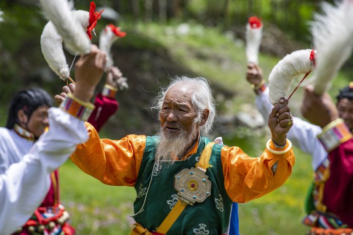 Jiuhe Zhuo Tarian Asal Tibet, Ada Sejak 1.300 Tahun Lalu-Image-1