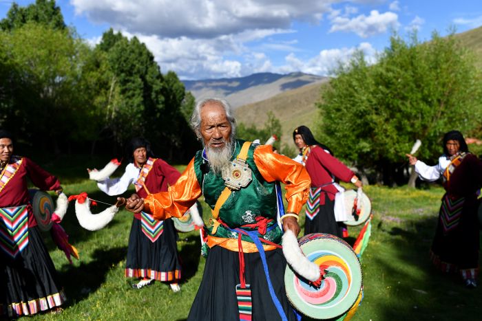 Jiuhe Zhuo Tarian Asal Tibet, Ada Sejak 1.300 Tahun Lalu-Image-2