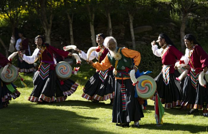 Jiuhe Zhuo Tarian Asal Tibet, Ada Sejak 1.300 Tahun Lalu-Image-3