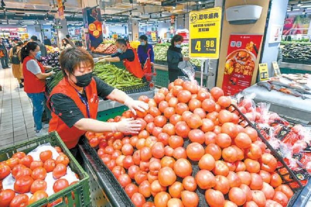 Supermarket di Beijing Hindari Penularan Corona-Image-1
