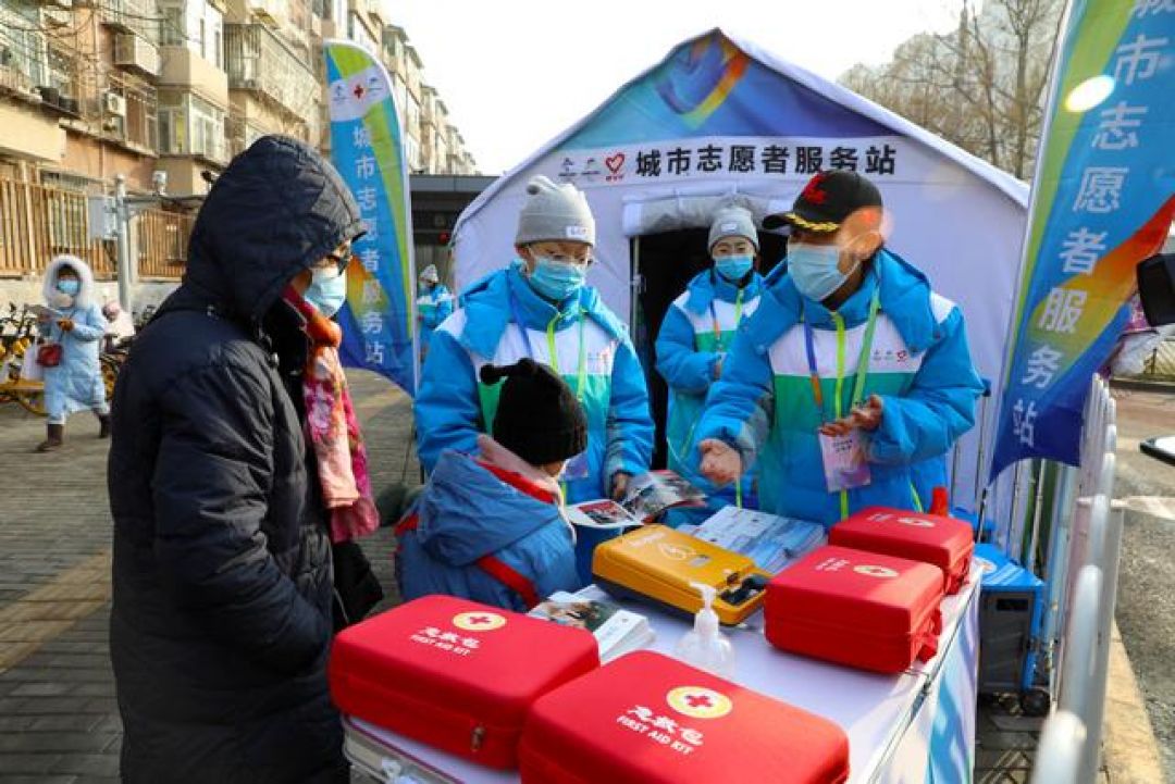 POTRET: Aktivitas Relawan Palang Merah Beijing untuk Olimpiade Musim Dingin-Image-2