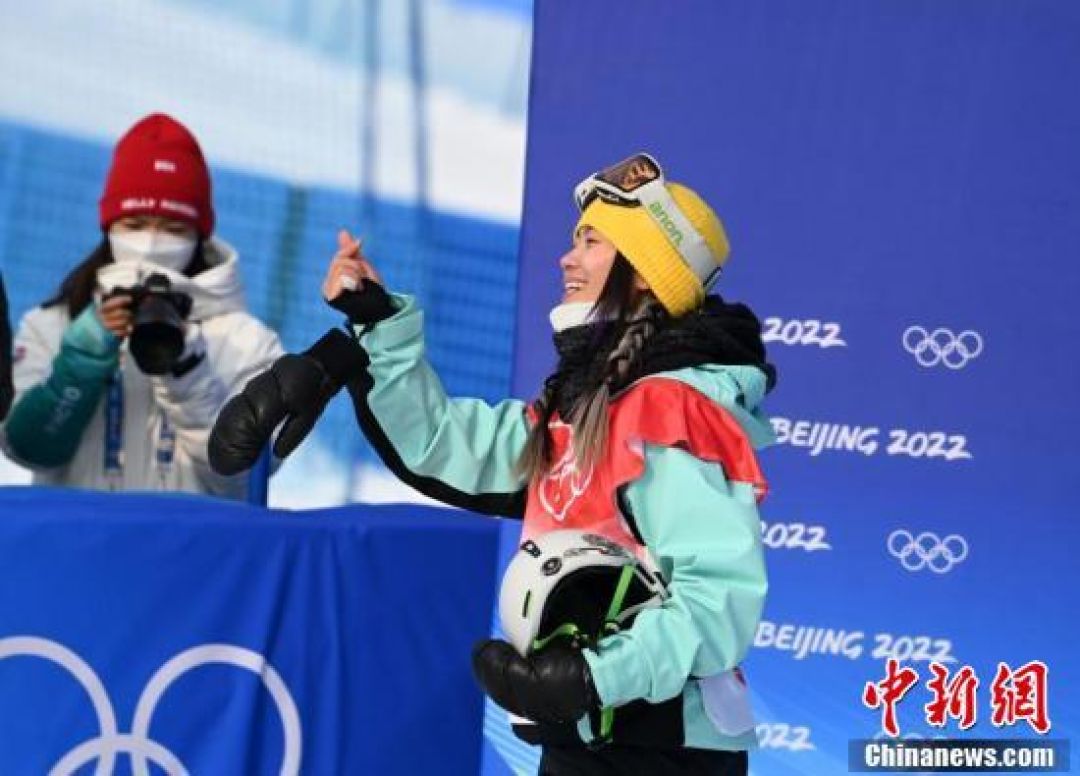 POTRET: Atlet Seluncur Salju Wanita China Dalam Kompetisi U-Shaped-Image-1
