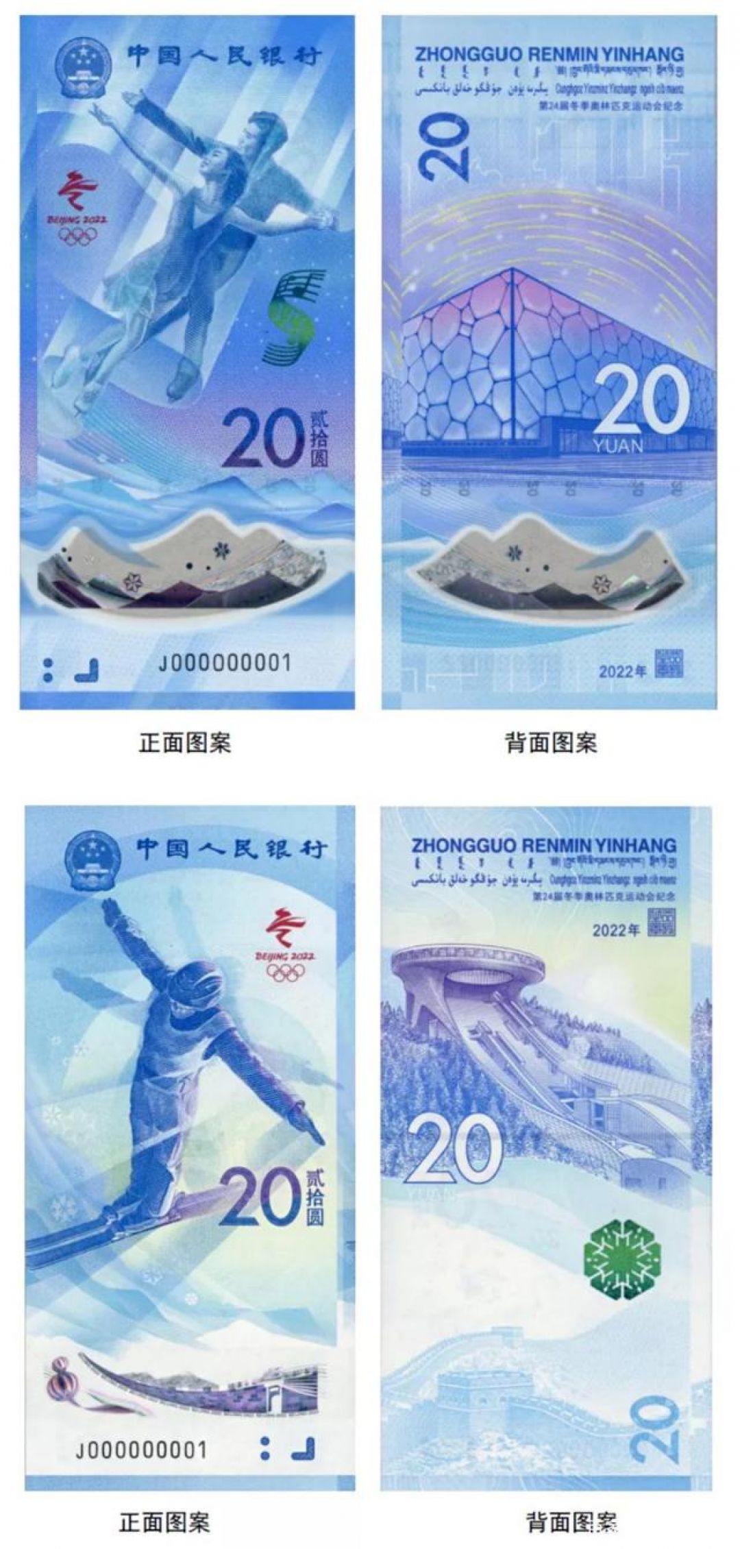 China Terbitkan Uang Kertas Versi Olimpiade Beijing 2022-Image-2