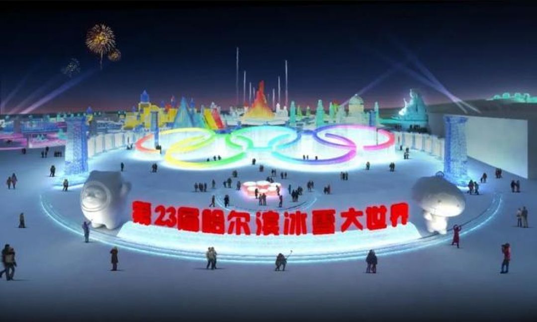 Lambang Olimpiade Beijing 2022 Ini Dibuat dari Pahatan Es-Image-5