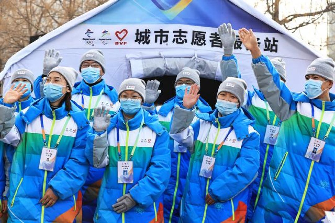 POTRET: Aktivitas Relawan Palang Merah Beijing untuk Olimpiade Musim Dingin-Image-1