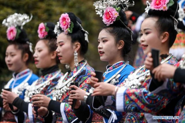 POTRET: Kegiatan Warga Danzhai Guangzhou Rayakan Titik Balik Musim Semi-Image-5