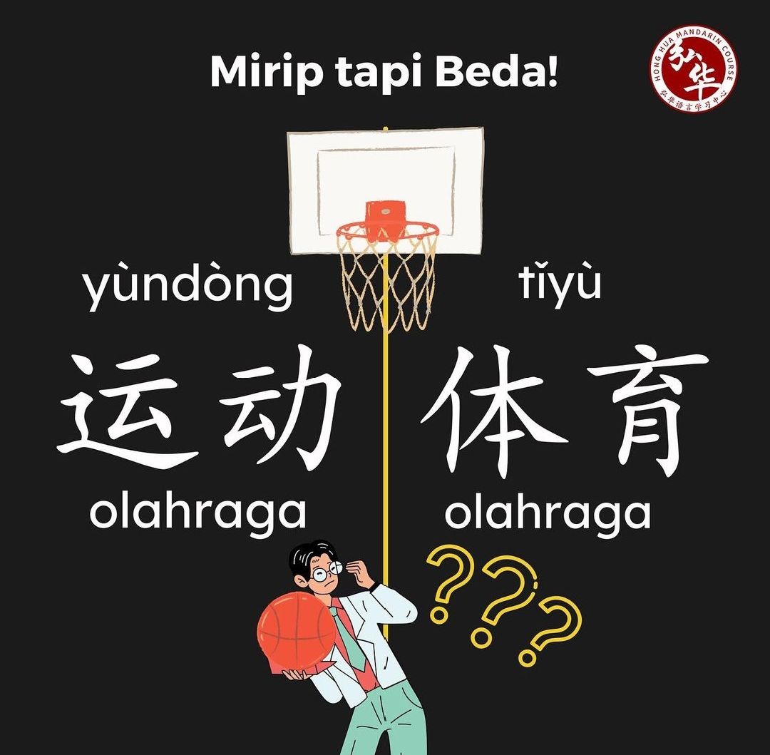 Belajar Mandarin Perbedaan Penggunaan Kata Ti Yu dan Yun Dong