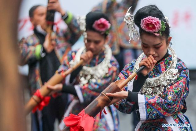 POTRET: Kegiatan Warga Danzhai Guangzhou Rayakan Titik Balik Musim Semi-Image-3