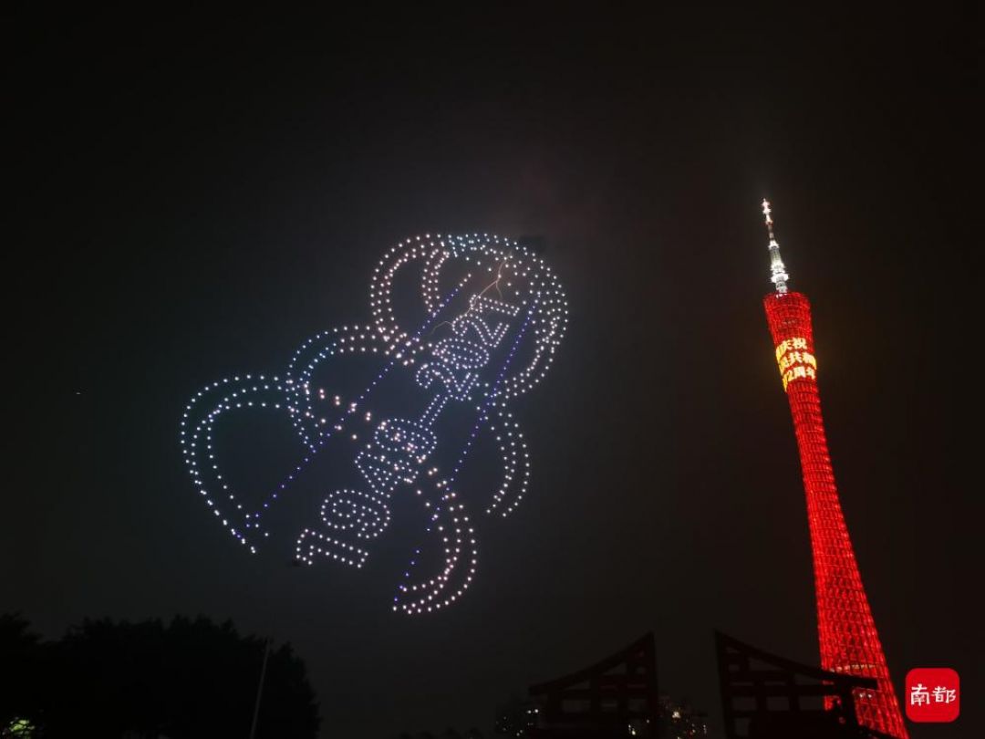 POTRET: Pertunjukan Drone Rayakan Kemerdekaan China di Guangzhou-Image-2