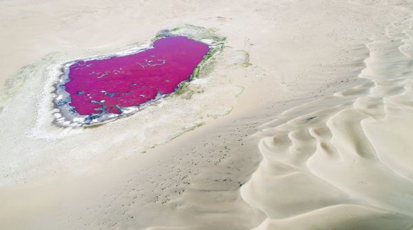 Unik! Potret Danau di Mongolia yang Warna Airnya Merah-Image-2