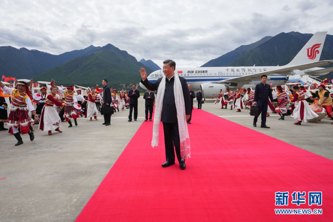 Kunjungan Resmi Pertama oleh Pemimpin China ke Tibet dalam 30 Tahun-Image-1