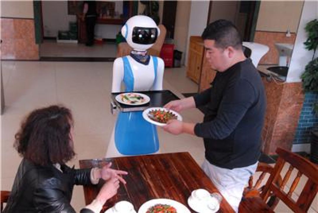 Wow! Restoran di Qingdao China Gunakan Robot Untuk Melayani Pengunjung-Image-1