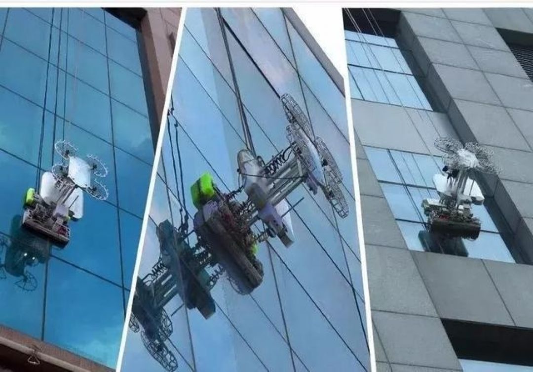 Perusahaan China Bikin Robot Bersihkan Kaca Gedung Tinggi-Image-1