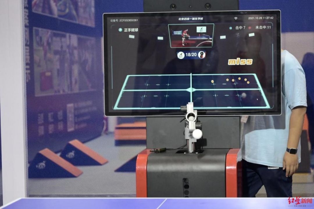 Robot Mai Xiao Bing Pelatih Ping Pong Harganya Rp444 Juta-Image-2