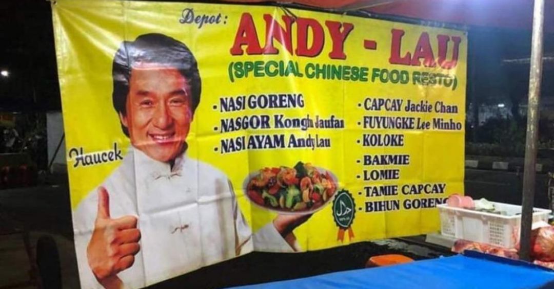 Kocak! Warung Chinese Food di Surabaya Ini Bernama Depot Andy Lau, Tapi Lihat Foto yang Dipajang-Image-1