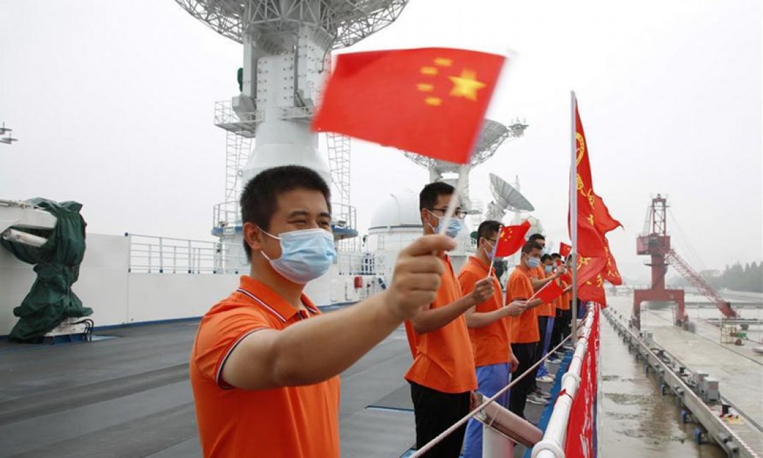 Kapal Pelacak Misi Luar Angkasa China Selesaikan Operasi Pemantauannya-Image-1
