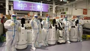 China Kerahkan Robot Medis Bantu Tangani Pandemi