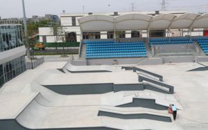 Asian Games Ditunda, Arena Skateboard Selesai &hellip;