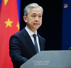 Konferensi Pers Kemenlu China 26 April 2022