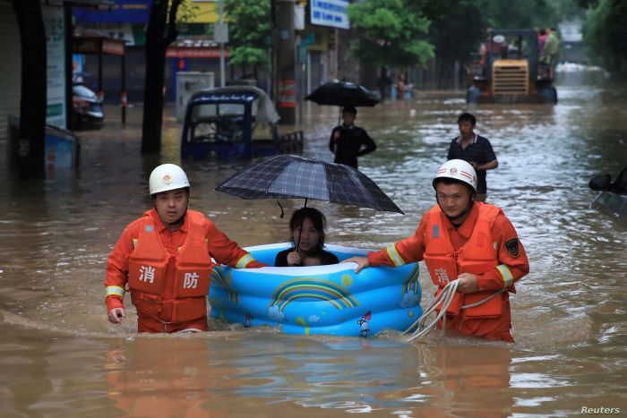 Tiongkok Perbaharui Status Peringatan Banjir di Tengah Hujan Deras-Image-1