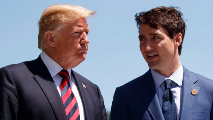 Trump dan Trudeau Teleponan, Bahas 2 Warga Kanada yang Ditahan China-Image-1