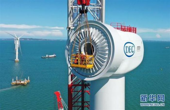 Turbin Angin Lepas Pantai 10 MW Milik Tiongkok Mulai Beroperasi-Image-1