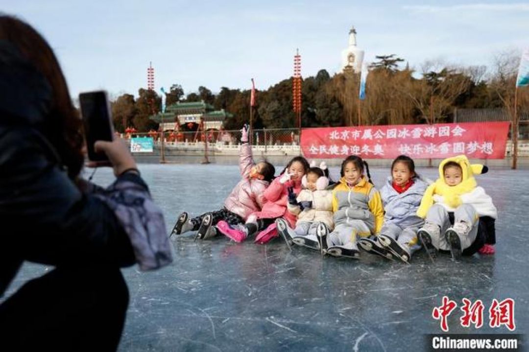 Taman Es Beihai Dibuka, Dukung Olimpiade Musim Dingin Beijing-Image-1