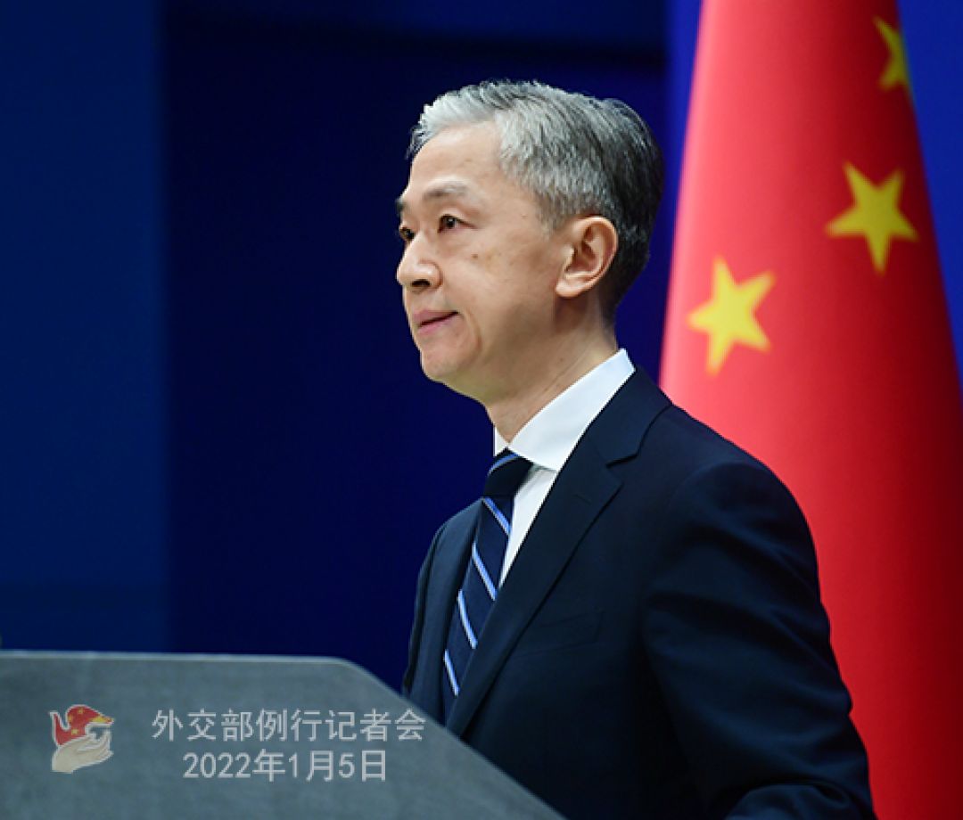 Konferensi
Pers Kemenlu China 5 Januari 2022-Image-1