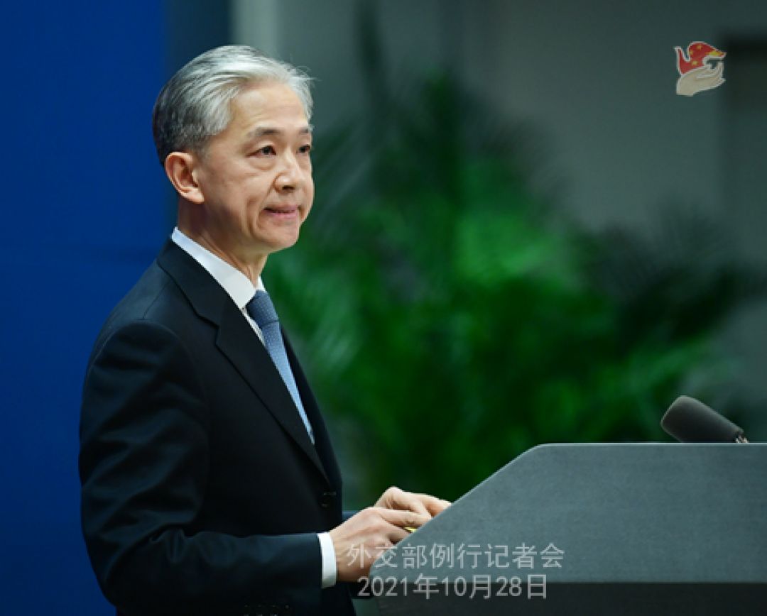 Konferensi Pers Kementerian Luar Negeri China 28 Oktober 2021-Image-1