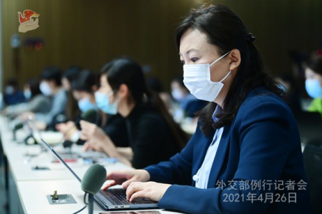 Konferensi Pers Kementerian Luar Negeri Tiongkok 26 April 2021-Image-2