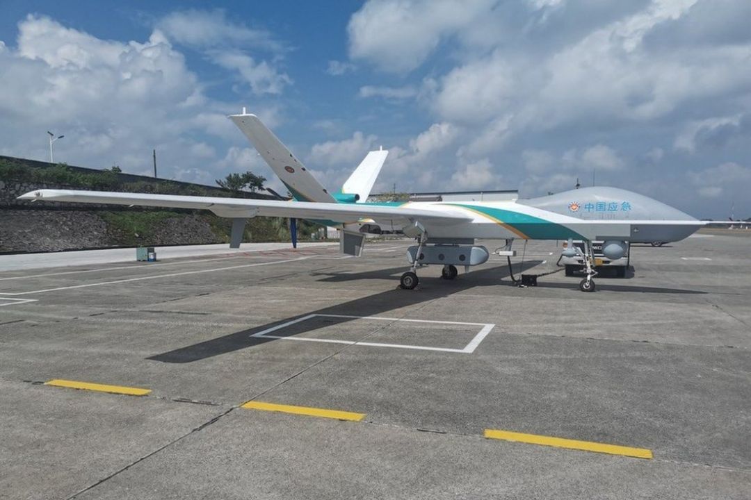 China Terbangkan Drone Yang Dapat Mengamati Situasi Banjir-Image-1