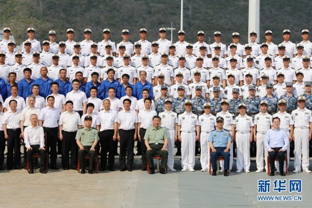 Xi Jinping Menyerahkan 3 Kapal Perang Kepada Angkatan Laut China-Image-3